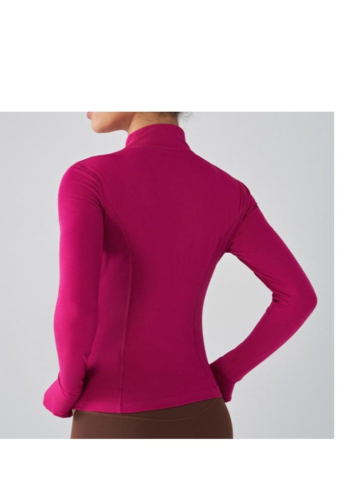 Generic Women's High-End Breathable Long Sleeved Sports Sun Protection Yoga Suit  - Image 2