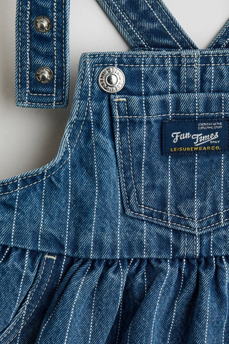 H&M Denim dungaree dress