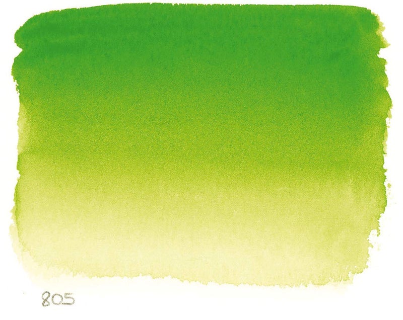 Sennelier lAquarelle French Artists Watercolour 10 ML Greens (Phthalo Green Light) - Image 4