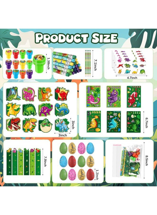 BenLouis 96Pcs Dinosaur Party Favors Dino Theme School Stationery Set Bulk for Kids Jurassic Birthday Party Goodie Bag Stuffers Classroom Gifts Rewards Pinata Filler - Image 3