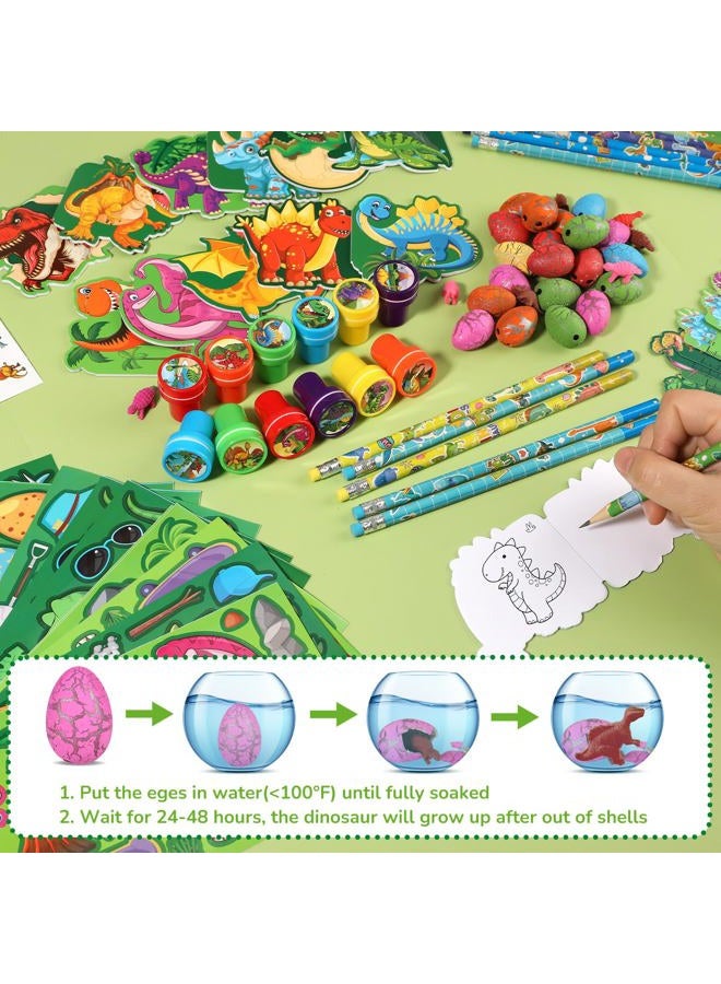 BenLouis 96Pcs Dinosaur Party Favors Dino Theme School Stationery Set Bulk for Kids Jurassic Birthday Party Goodie Bag Stuffers Classroom Gifts Rewards Pinata Filler - Image 4