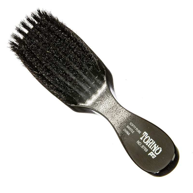 TORINO PRO WAVE BRUSHES BY BRUSH KING Torino Pro Wave Brush 87697 Row Soft bristles 100 Pure Boar Bristles  Great Workhorse for laying down your 360 Waves