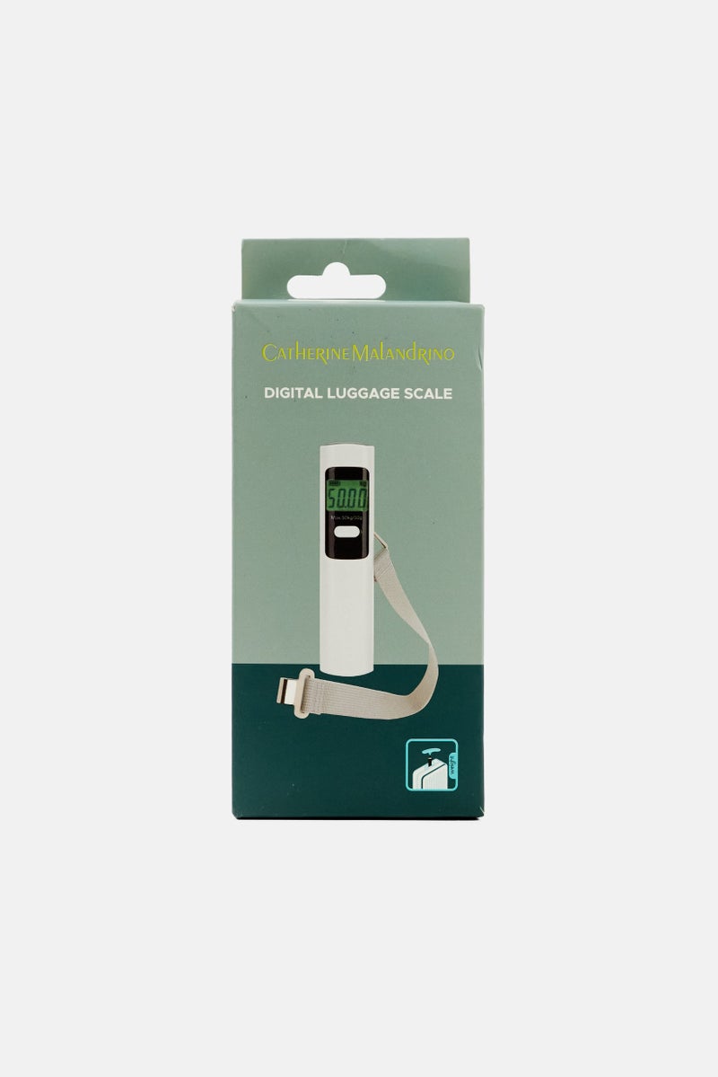 Catherine Malandrino Digital Luggage Scale, White  - Image 1