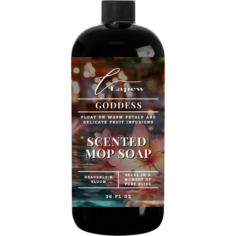 Lapew Goddess Scented Mop Soap - Luxury Floor Cleaner Concentrate for Mopping Tile, Laminate, Vinyl & Hardwood | Streak-Free, Low-Foam | 36 oz - Image 1