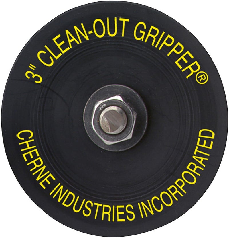 Cherne 270178 Gripper 3 in. Black Mechanical Clean Out Plug - Image 3
