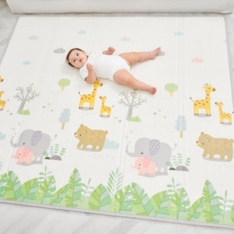 Baby Play Mat 150 180 Waterproof Non-Slip Large Reversible Playmat Crawling Mat Extra Thick Soft Baby Playmats for Playing or Camping Mat Bedroom Living Room Carpet Area Letter crawling mat - Image 1