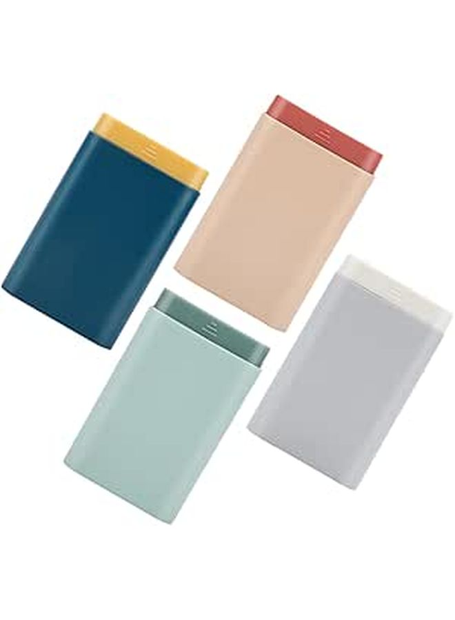 Portable Pill Organizer Box 4 Compartments Travel Medicine Case Compact Pill Box - Image 1