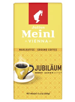 JULIUS MEINL Julius Meinl Jubilaum Blend Ground Coffee, Classic Collection, Intensity 8, Medium Roast, 500g  - Image 1