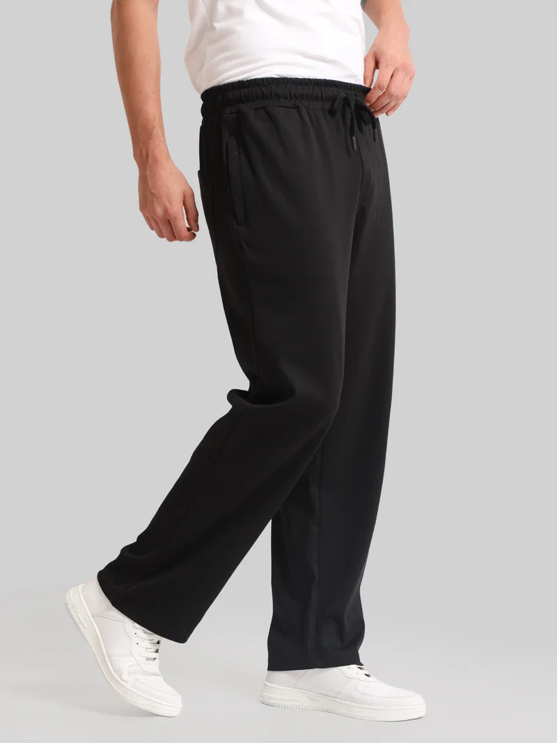 Maniac  Maniac Mens Solid Grey Cotton Blend Cargo Pant for Men | Best Price UAE