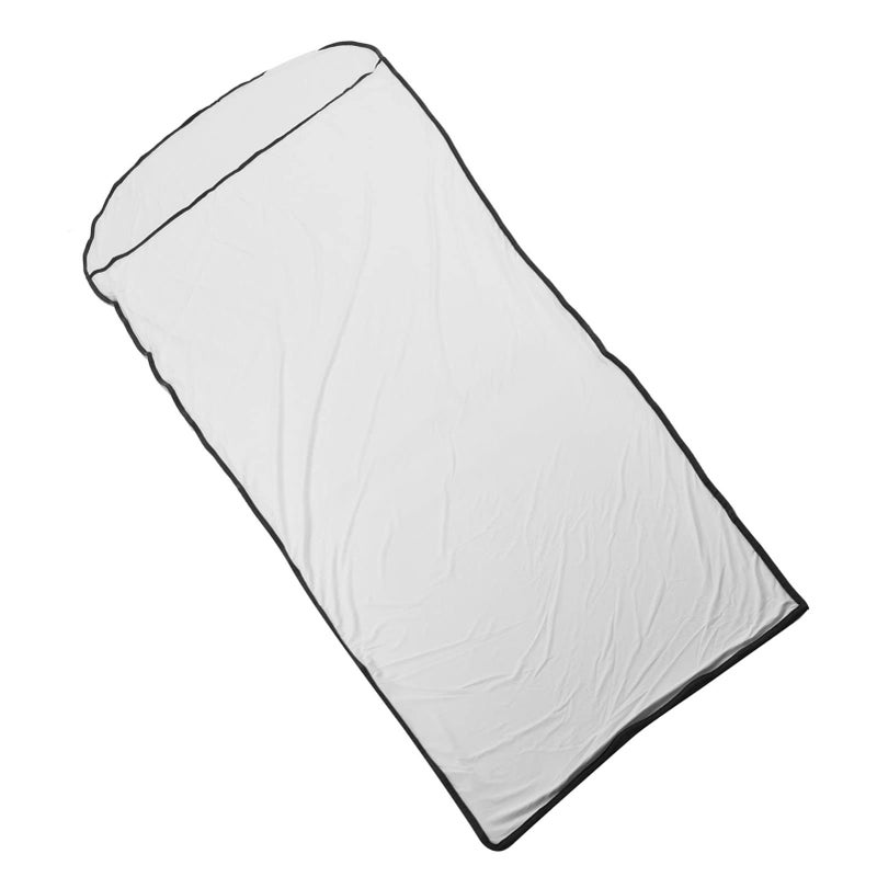 White Sleeping Bag Liner Ultralight Polyester Fleece for Camping Travel Comfort - Image 5