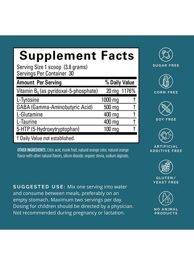 Brainmd Neurolink Powder 114G Supports Memory Focus & Concentration Gluten Free 30 Servings - Image 2