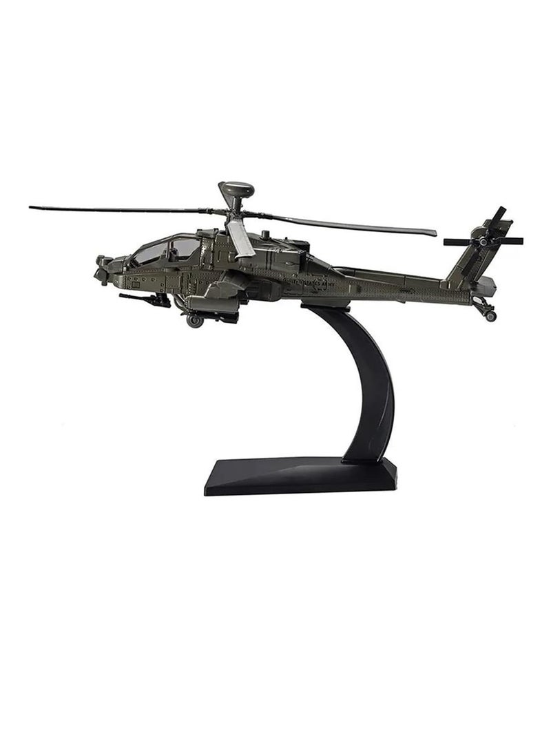 for:Die-Cast Airplane 1:32 Scale Model for: Apache Die-cast Alloy Helicopter Model Collector Gift Gifts for Friends and Family - Image 2
