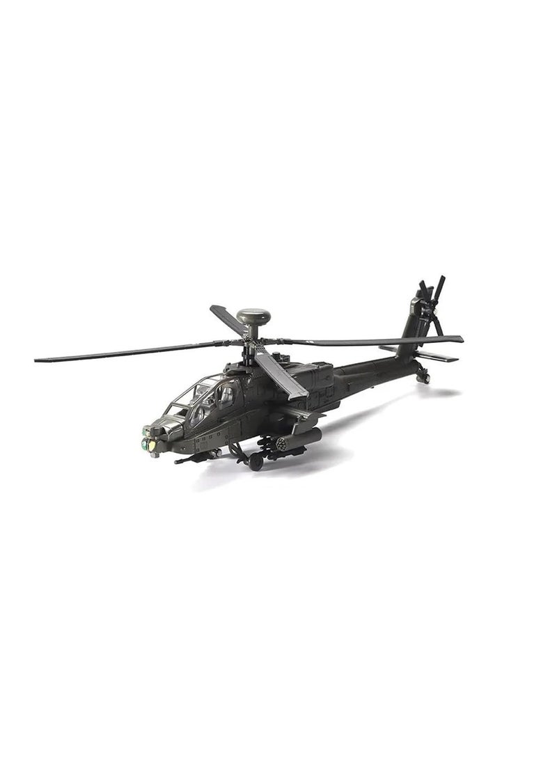 for:Die-Cast Airplane 1:32 Scale Model for: Apache Die-cast Alloy Helicopter Model Collector Gift Gifts for Friends and Family - Image 3