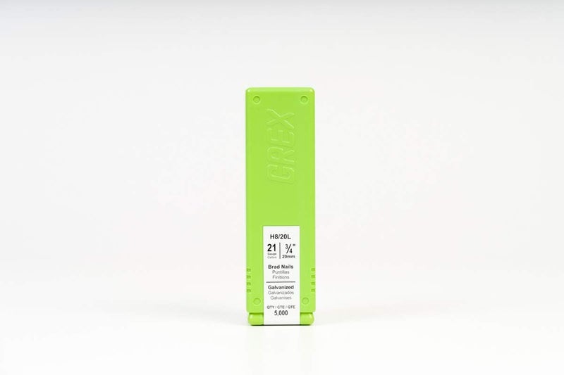 Grex H8/20L 3/4-inch 21-Gauge Galvanized Brads, (5,000 per Pack) - Image 2