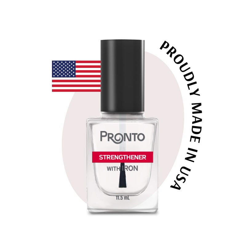 Pronto Nail Strengthener and Base Coat with Iron â€“ Nail Polish Hardener - Image 3