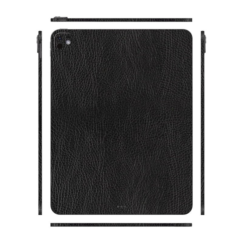 أغطية لوحية متوافقة مع آيباد برو 13 M4 2024، ملصق فينيل مضاد للخدش، فيلم واقي، ليس غلاف/غطاء (جلد أسود، غلاف كامل الجسم)