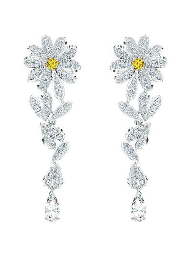 Chomel Eternal Flower Dangle Earrings - Image 1