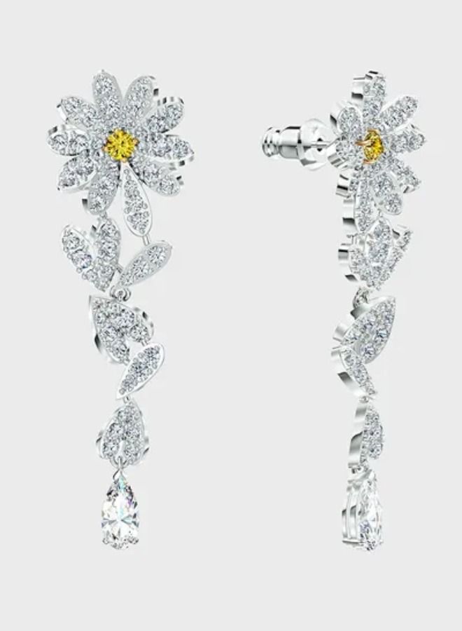 Chomel Eternal Flower Dangle Earrings - Image 2