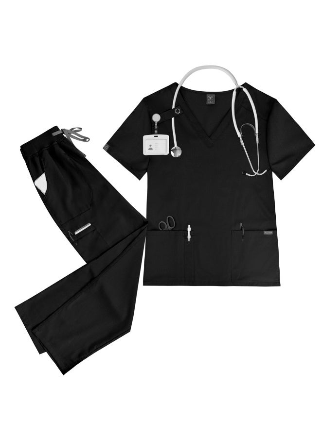 NIBEMINENT Hospital Accessories Beauty Costume High-Quality Scrubs Women Surgical Scrubs Set Clinical Scrubs Set - Image 1