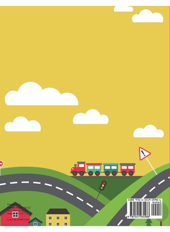 Trucks, Trains and Cars: An All-Wheel Coloring Book for Boys  - Image 2