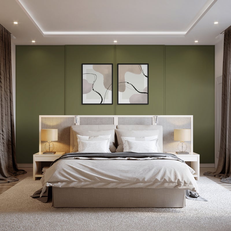 آرت دیکور  ديكور فني، طباعة بورتريه فنية جميلة مؤطرة، فن تجريدي حديث، مطبوعات معاصرة بسيطة لغرفة المعيشة، غرفة النوم، المكتب - Image 3