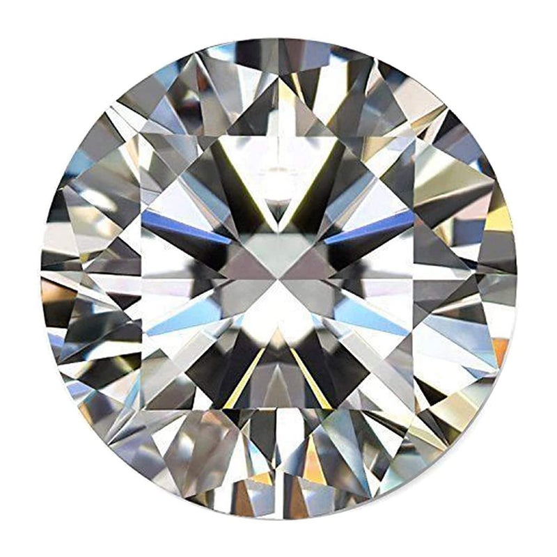 SAVEARTH DIAMONDS Single Lab Created Moissanite Loose Diamond 8.5MM Round Cut Diamonds for Pendant Ring Stud Earring Jewelry Making, (VVS1 Clarity, 2.16 Cttw) - Image 3