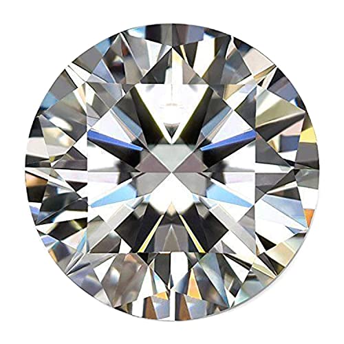 SAVEARTH DIAMONDS Single Lab Created Moissanite Loose Diamond 8.5MM Round Cut Diamonds for Pendant Ring Stud Earring Jewelry Making, (VVS1 Clarity, 2.16 Cttw) - Image 1