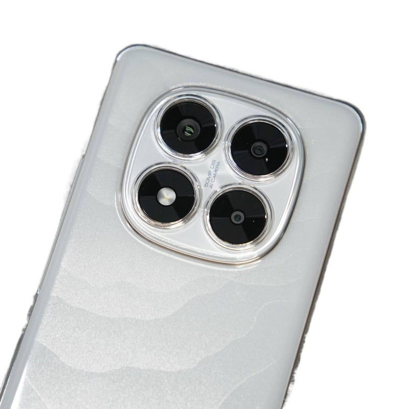 غطاء واقي بPC لـ Redmi Note 13 Pro مع رفيع جدًا ومقاوم للاصفرار مع شفاف بلوري باللون شفاف باللون الأحمر - Image 3