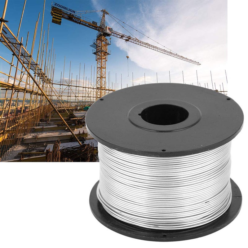 woobles 4pcs Steel Rebar Tie Wire, 110m 0.8mm Steel Rebar Tie Coil for Automatic Rebar Tying Machine - Image 4