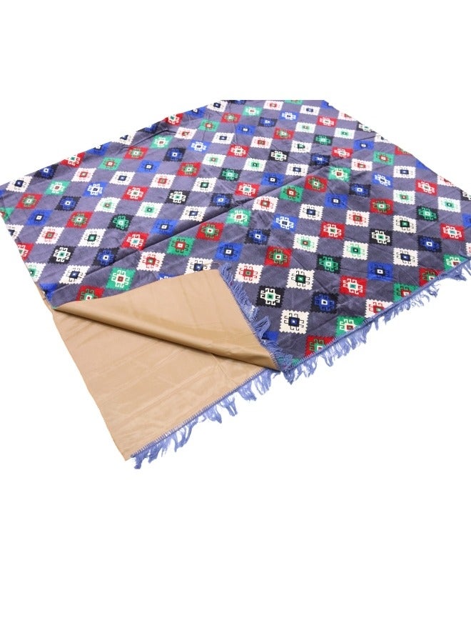 SMART HOME Ground seating mat for trips, camping, hiking, and wilderness, heritage rug, size 280X170 cm - Image 3