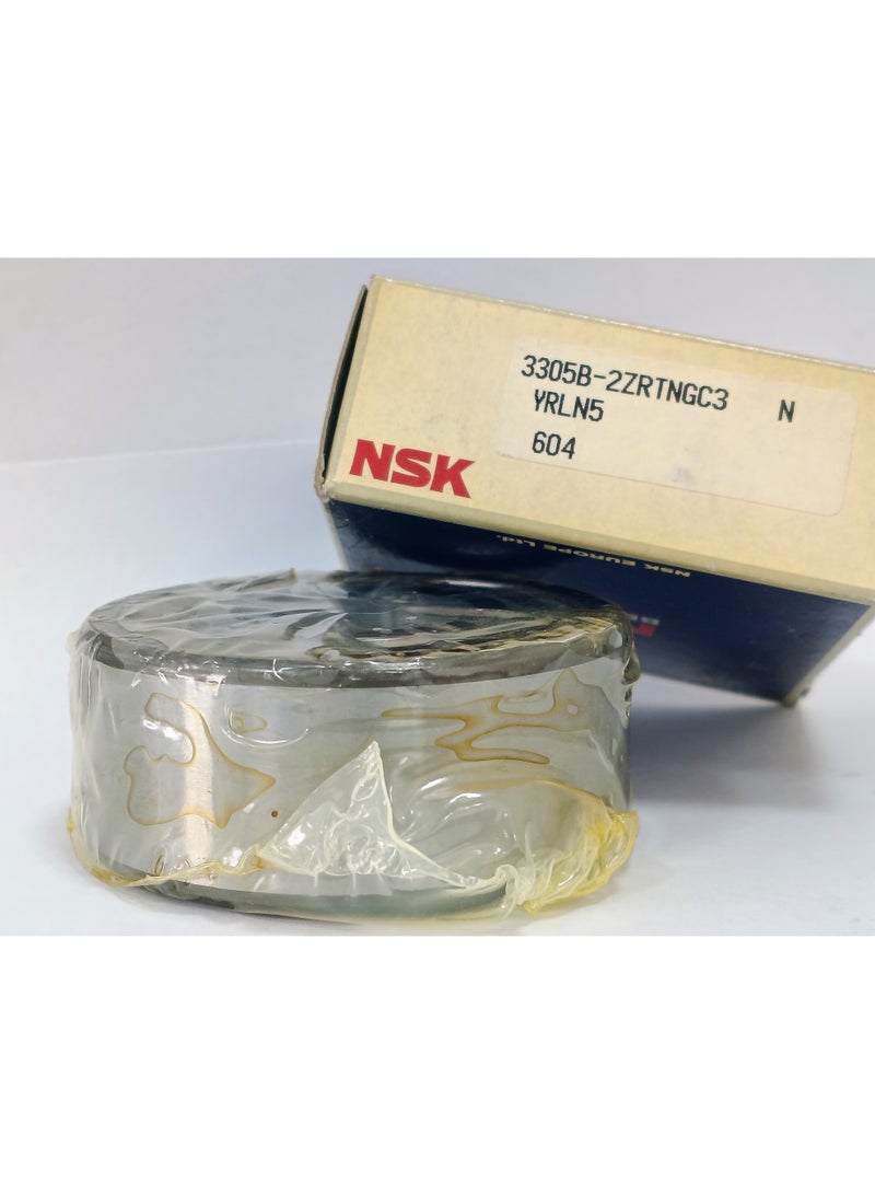 NSK ORIGINAL NSK 3305B-2ZRTNGC3 Heavy Duty Double Row Angular Contact Ball Bearing - 25x62x25.4mm - C3 Clearance Shielded - Genuine Made in Germany - Image 3