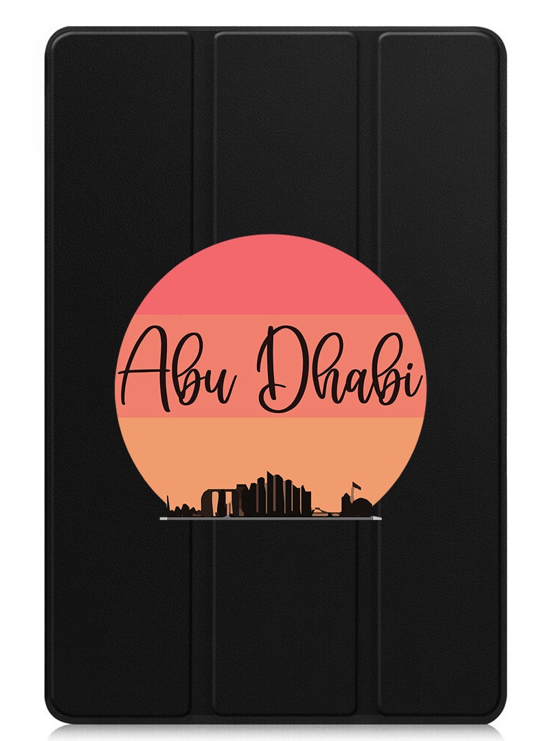 Theodor Protective Flip Case For Huawei MatePad 11.5 S (2024) With Trifold Stand Auto Wake Sleep Shockproof Cover Abu dhabi Sun - Image 1