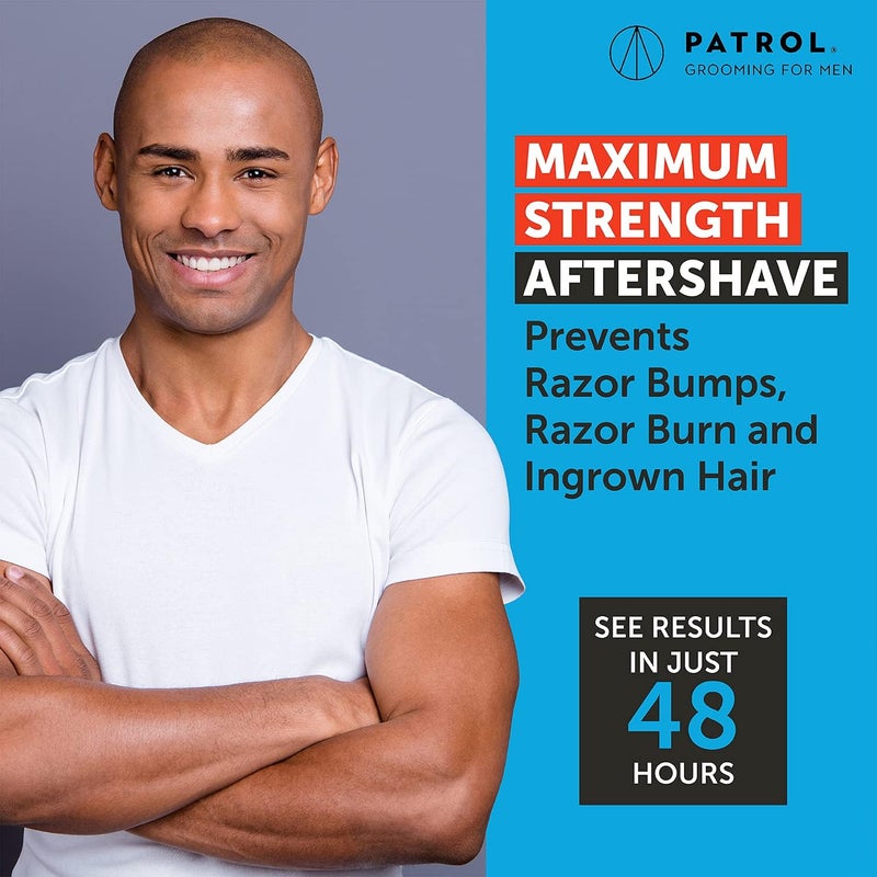 Bump Patrol Maximum Strength Aftershave Formula - After Shave Solution Eliminates Razor Bumps and Ingrown Hairs - 4 Ounces - Image 5