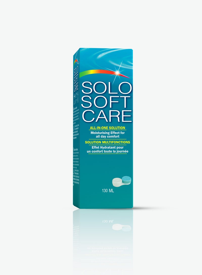 Solo Soft Care محلول عدسات لاصقة سولو سوفت كير 130 مل - Image 2