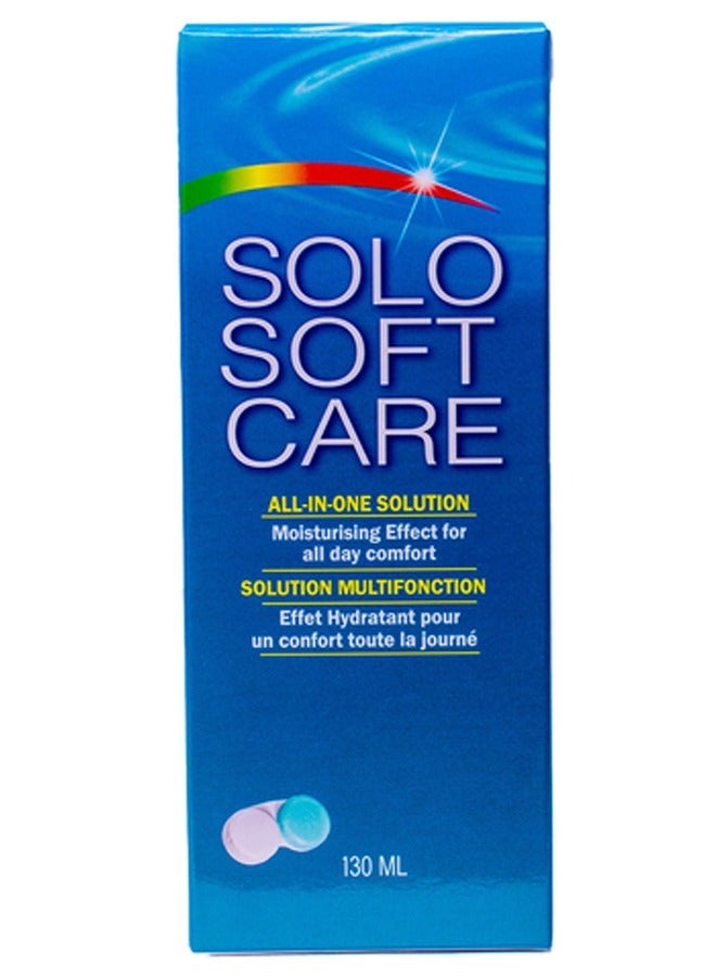 Solo Soft Care محلول عدسات لاصقة سولو سوفت كير 130 مل - Image 1