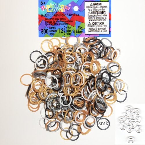 Rainbow Loom Metallic Mixed Silicone Bands - Image 1
