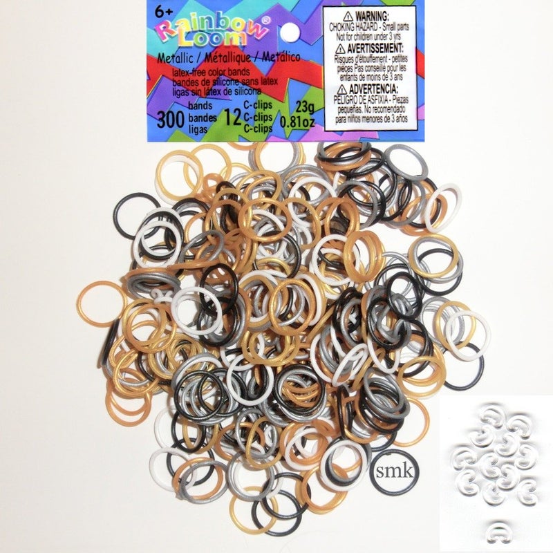Rainbow Loom Metallic Mixed Silicone Bands - Image 3