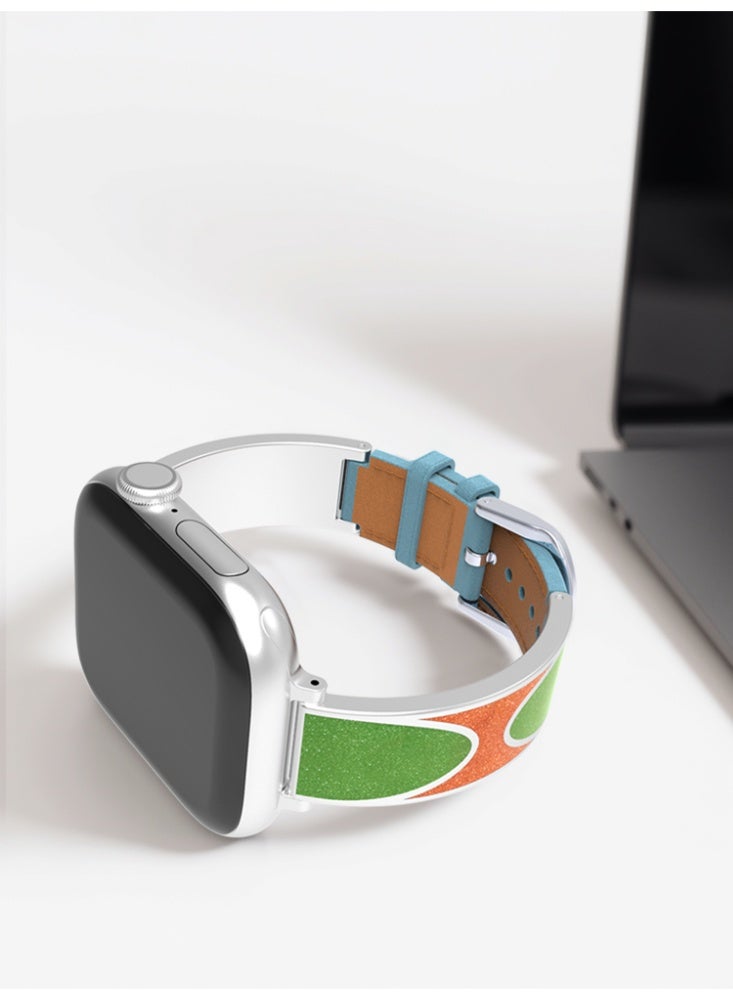 1PC Pop Art Apple Band لـ Apple Watch 38mm 40mm 41mm S1042mm متوافق مع Apple Watch Ultra SE 5/6/7/8/9 - Image 5