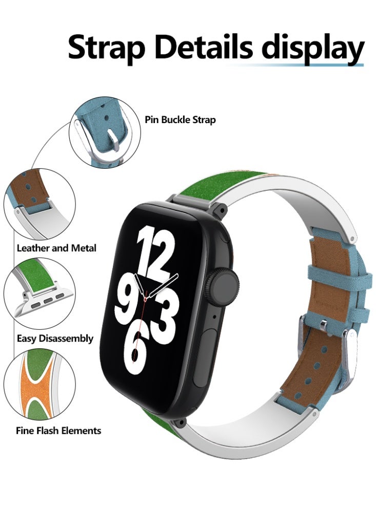 1PC Pop Art Apple Band لـ Apple Watch 38mm 40mm 41mm S1042mm متوافق مع Apple Watch Ultra SE 5/6/7/8/9 - Image 2