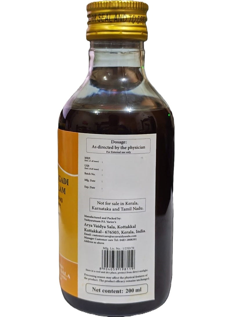 Kottakkal ayurveda Nilibhringadi Keratailam 200ml - Image 2