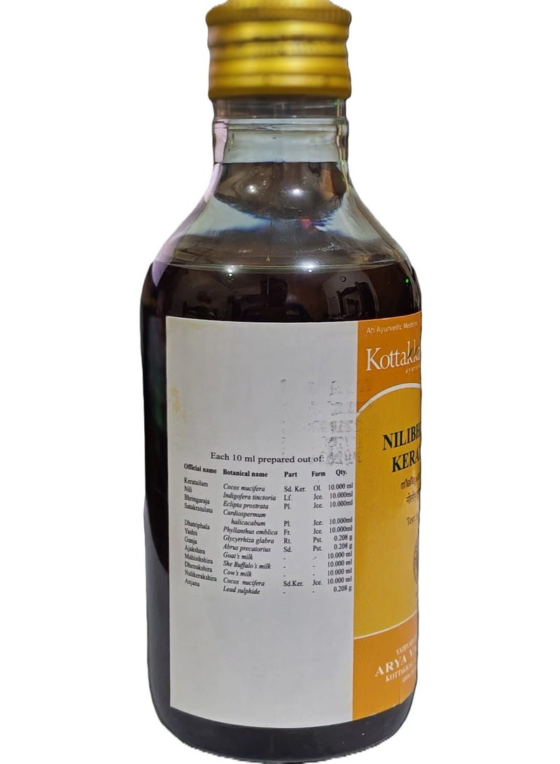 Kottakkal ayurveda Nilibhringadi Keratailam 200ml - Image 3