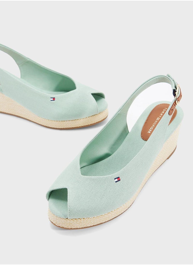 TOMMY HILFIGER MID WEDGE SLINGBACK ESPADRILLES  - Image 5