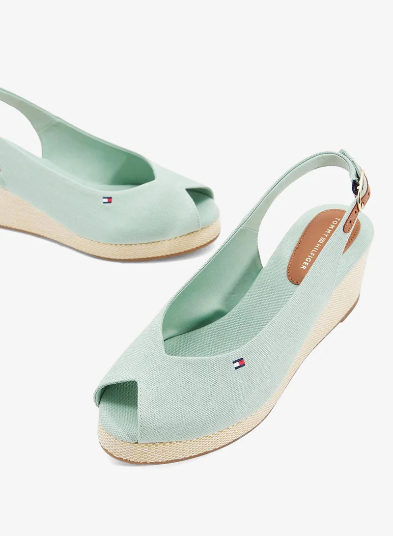 TOMMY HILFIGER MID WEDGE SLINGBACK ESPADRILLES