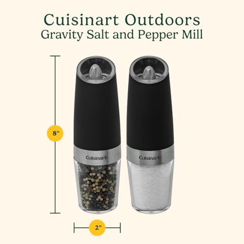 Cuisinart CSS2424 Gravity Salt and Pepper Spice Mill with Blue LED Light 23 Cup Capacity - Image 3