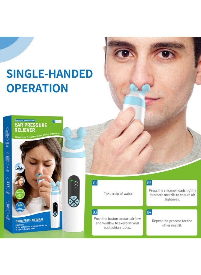 general Electric ear pressure relief device, clogging device, balance ear pressure, improve tinnitus and earache, airplane travel - Image 2