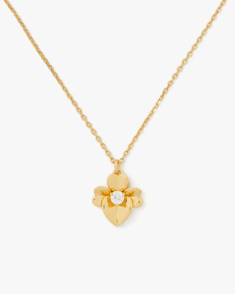 كيت سبيد Precious Pansy Mini Pendant