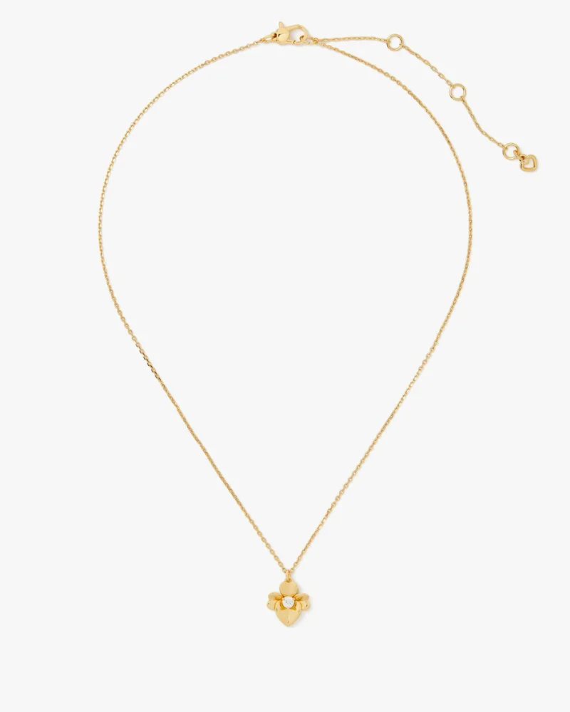 Kate Spade Precious Pansy Mini Pendant