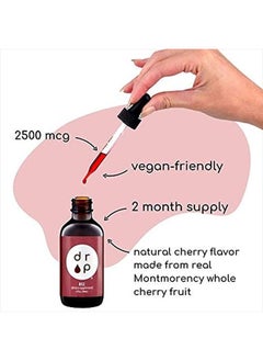 D R P Vitamin B12 2500 mcg 2 oz Liquid Drops for Energy Production, Nervous System Health - No Artificial Preservatives, Non-GMO, Gluten Free, Vegan-Friendly  - Image 3