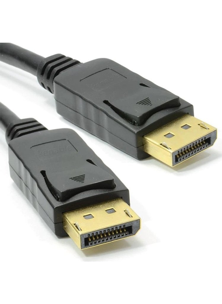 Hq Speed ​​ ​​Display Port Male-Male 1.8 m Cable 