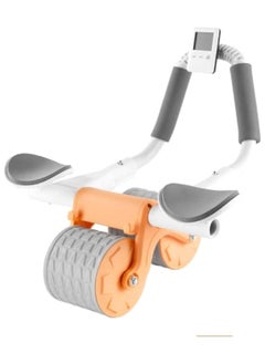 AWH 2023 New with timer Ab Abdominal Exercise Roller Elbow Support, abs roller wheel core exercise equipment, Automatic Rebound Abdominal Wheel